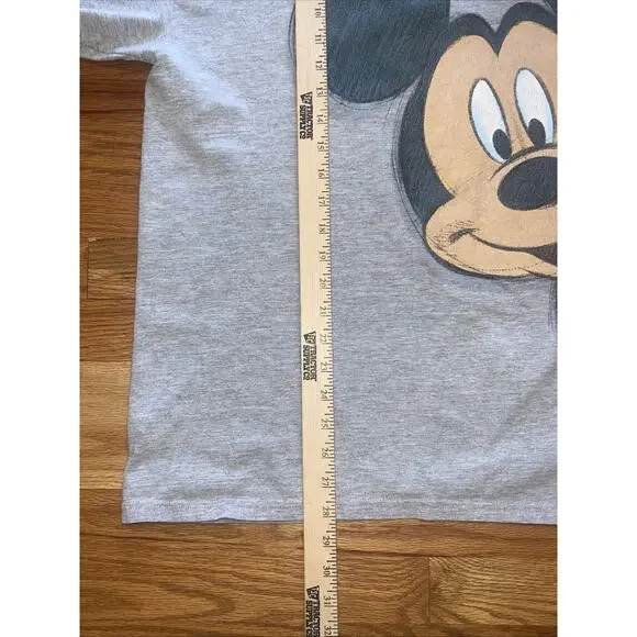 Mickey Mouse Retro T-Shirt Big Print Double-Sided Hanes Size L Walt Disney World - Picture 5 of 8